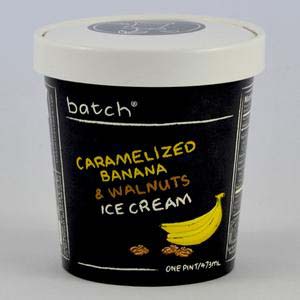 Batch Caramelized Banana Walnuts Ice Cream