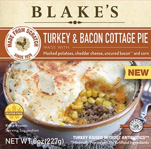 Blakes Turkey Bacon Cottage Pie 