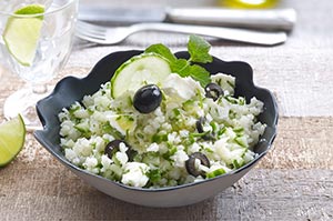 Cauliflower rice with parsley