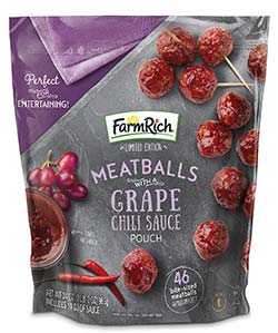 Grape Chili Meatballs Farm Rich