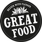 Great Food Logo Strapline logo