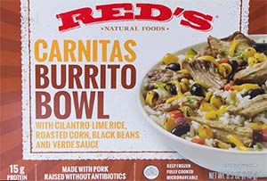 Reds Carintas burrito bowl