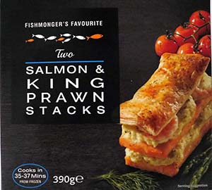 Retail PofY Northcoast Seafood Salmon and King Prawn Stacks