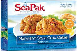 SeaPak Maryland style crab cakes 300