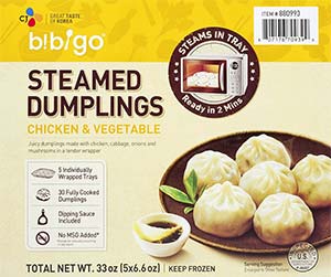 bibigo steamed dumplings