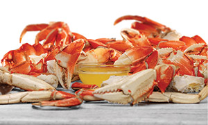 dungeness crab sections