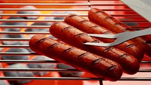 hot dogs on the grill sm