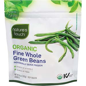 organic fine whole green beans 10oz