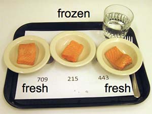 salmon fresh and frozen