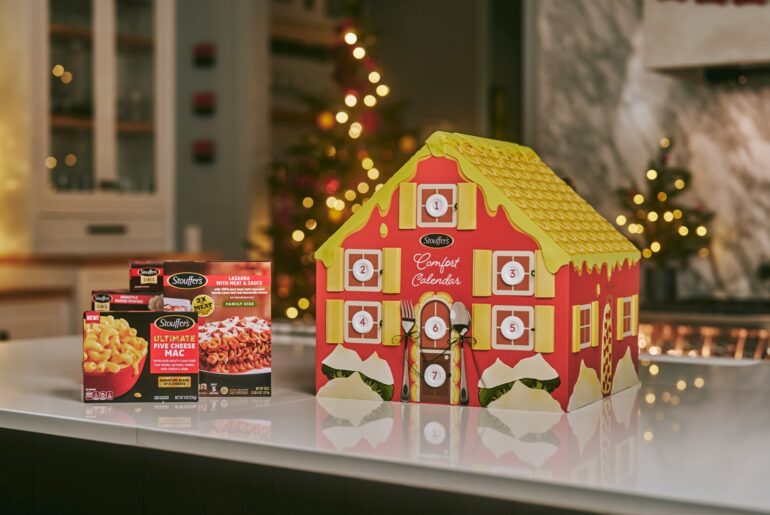 Stouffer's Fills Advent Calendar with Nofuss Frozen Meals & Side