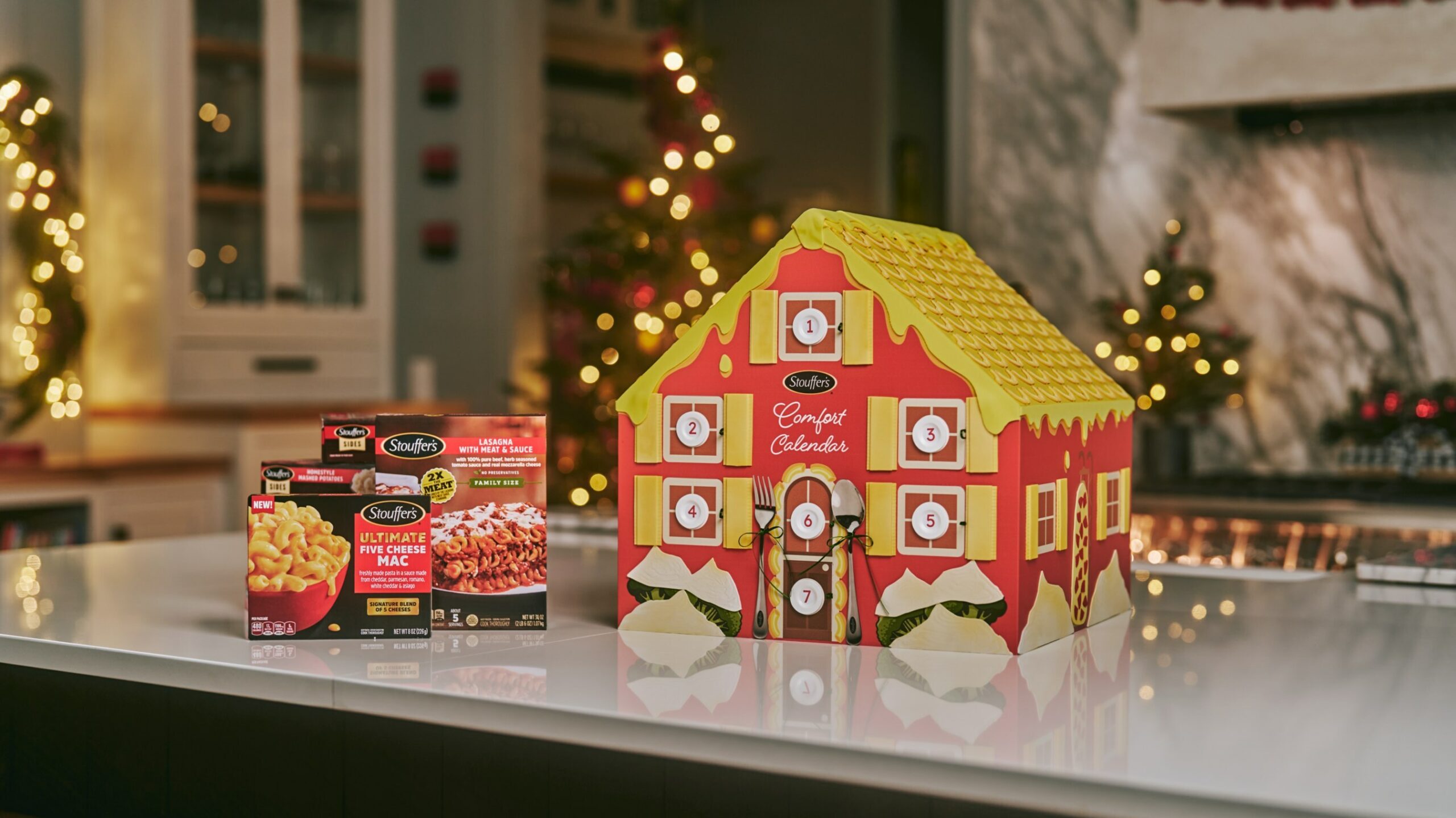 Stouffer's Fills Advent Calendar with Nofuss Frozen Meals & Side