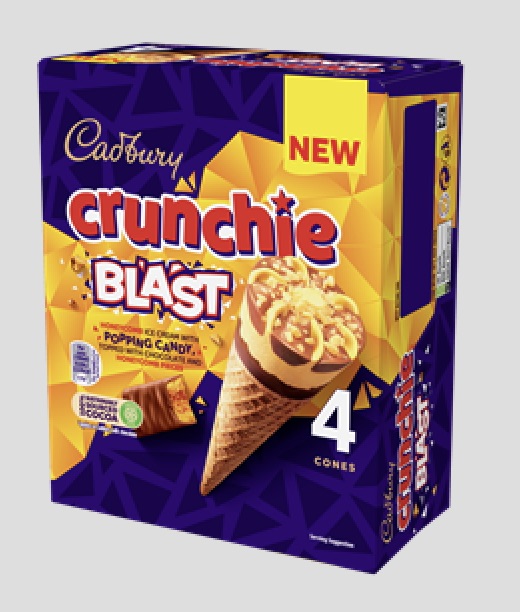 Cadbury Debuts Dairy Milk Caramel Stick and Crunchie Blast Cone in UK ...